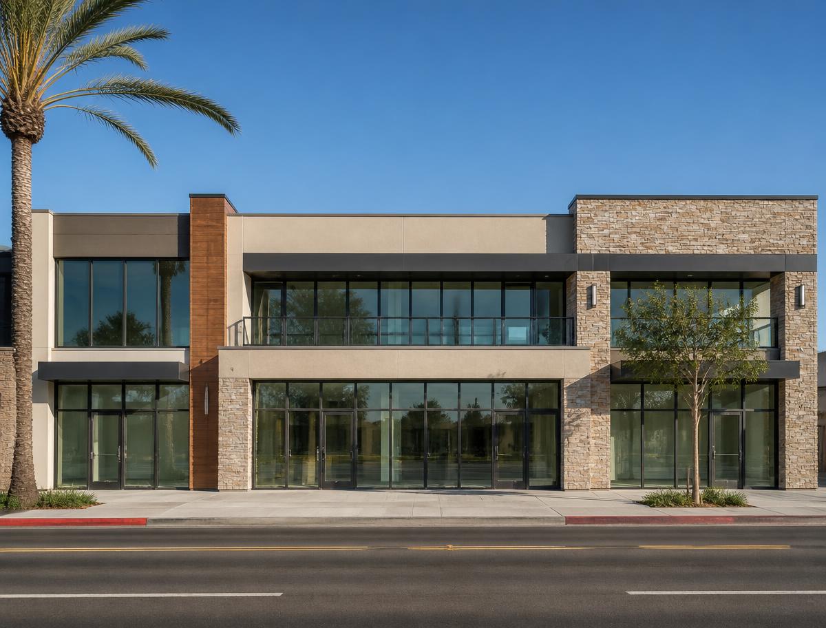 Mixed-Use Retail & Office in Orange County — illustrative placeholder